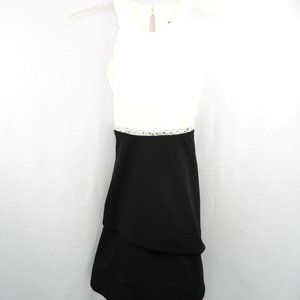 Speechless Kids Girls Dress white/black Beaded Jewels Size 12